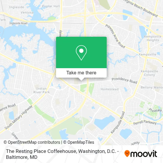 The Resting Place Coffeehouse map