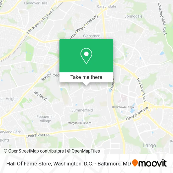 Hall Of Fame Store map