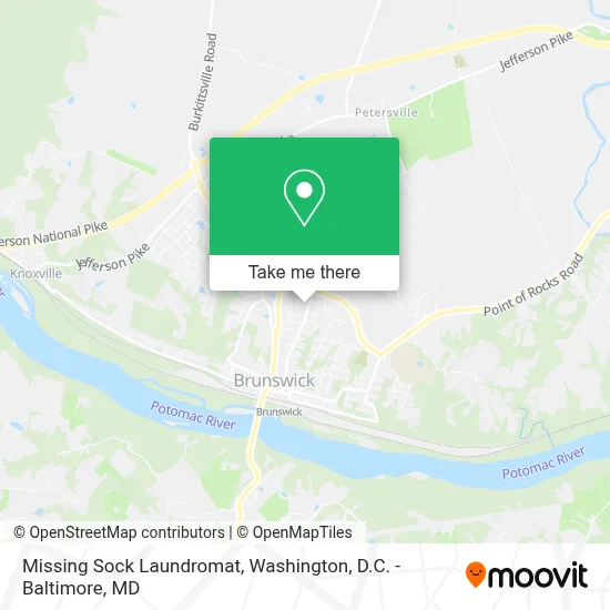 Missing Sock Laundromat map