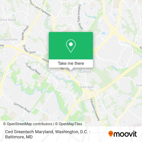 Ced Greentech Maryland map