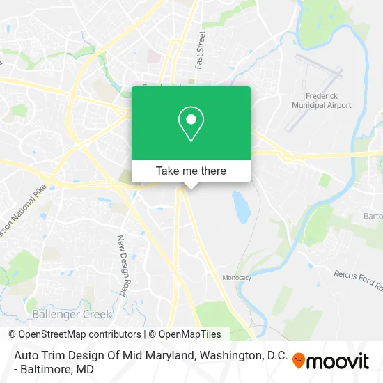Auto Trim Design Of Mid Maryland map