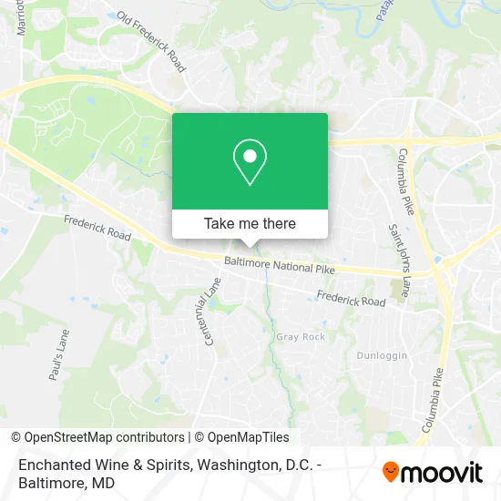 Enchanted Wine & Spirits map