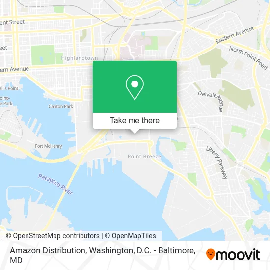 Amazon Distribution map