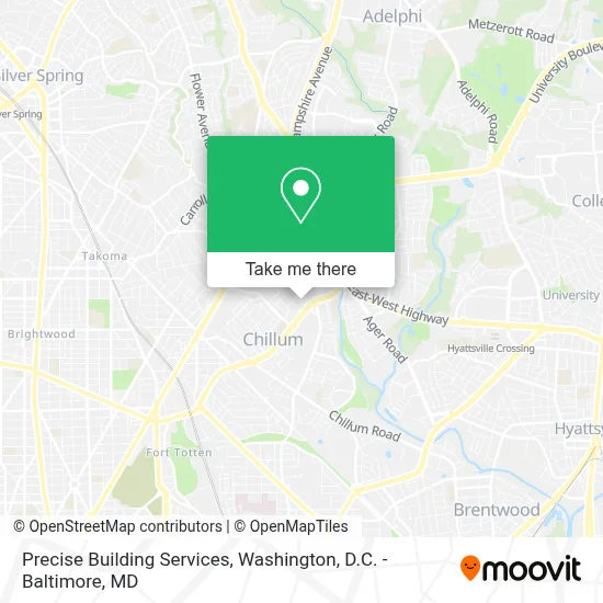 Precise Building Services map