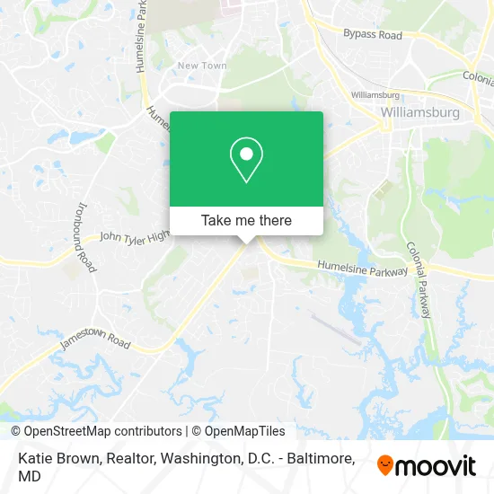 Katie Brown, Realtor map