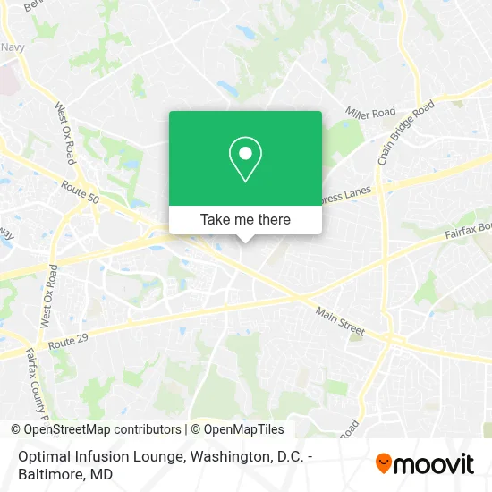 Optimal Infusion Lounge map