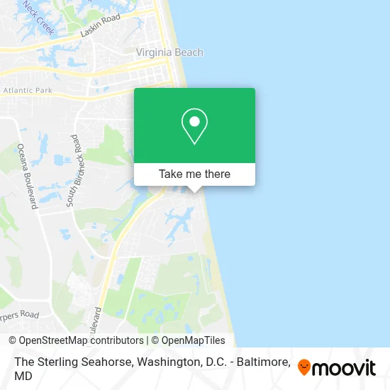 The Sterling Seahorse map
