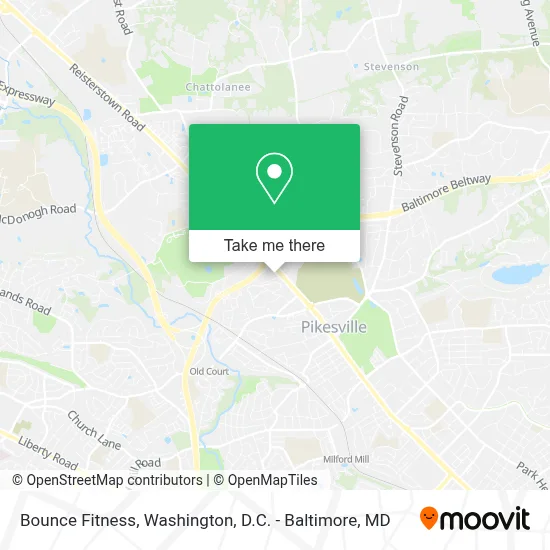 Bounce Fitness map
