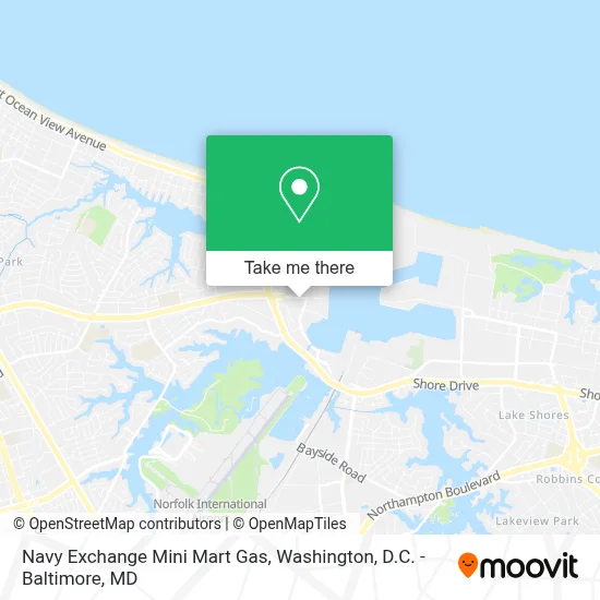 Navy Exchange Mini Mart Gas map