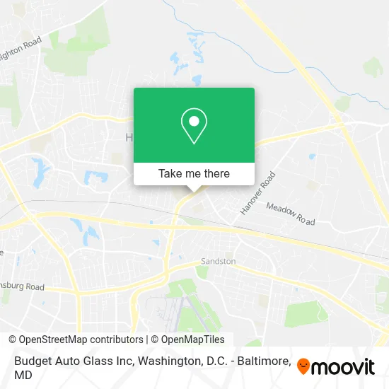 Budget Auto Glass Inc map