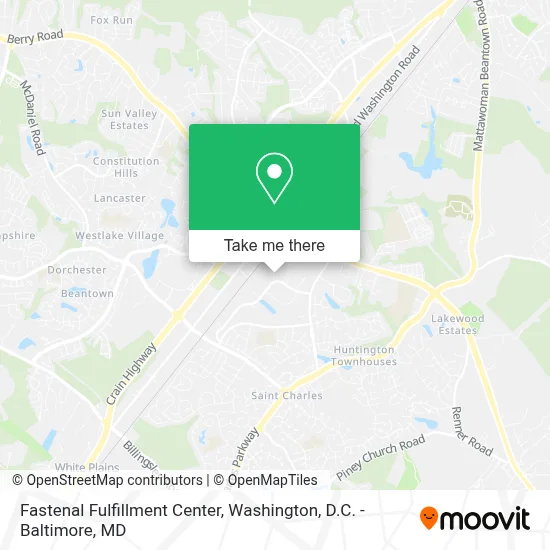Fastenal Fulfillment Center map