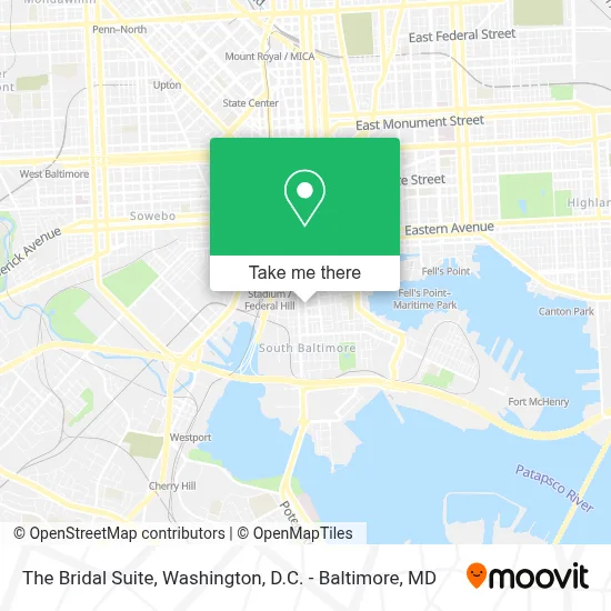 The Bridal Suite map