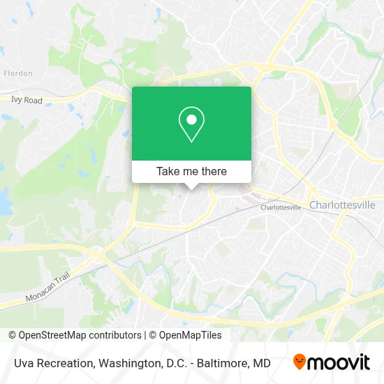 Uva Recreation map