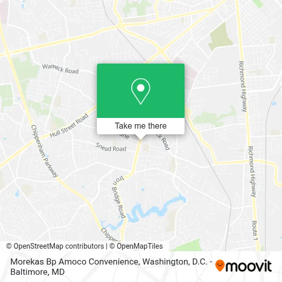 Morekas Bp Amoco Convenience map