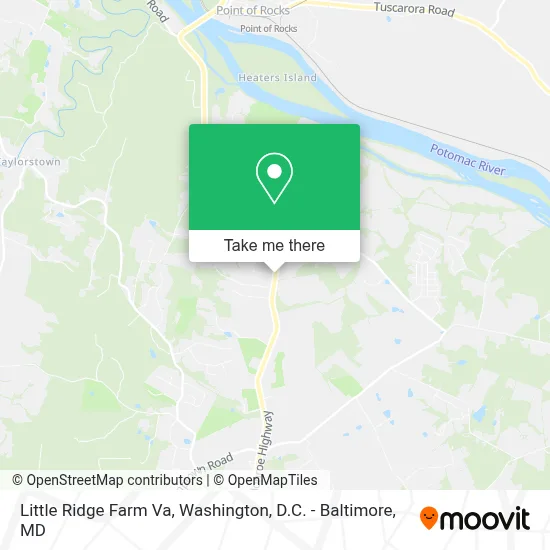 Little Ridge Farm Va map