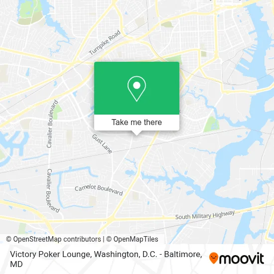 Victory Poker Lounge map