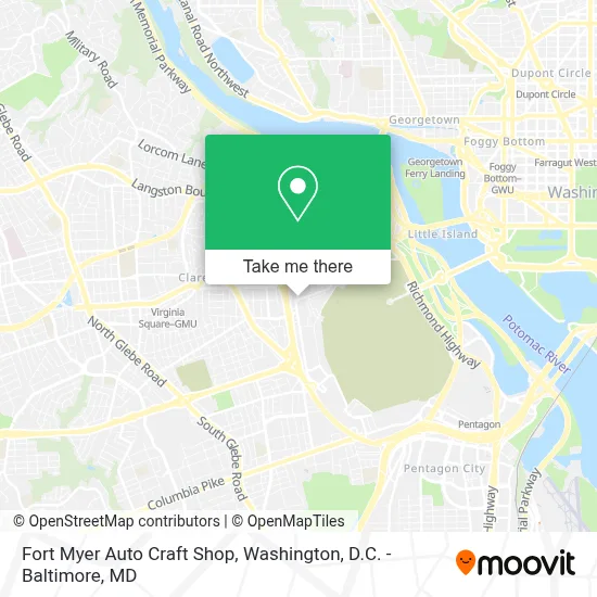 Fort Myer Auto Craft Shop map