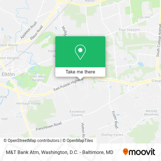 M&T Bank Atm map