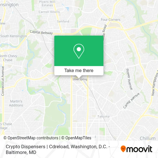 Crypto Dispensers | Cdreload map
