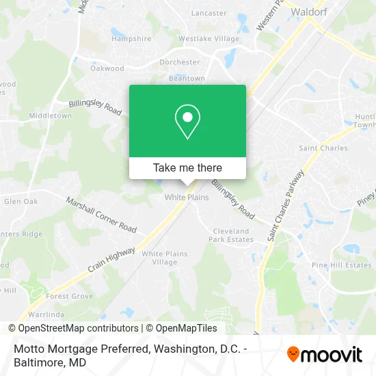 Motto Mortgage Preferred map