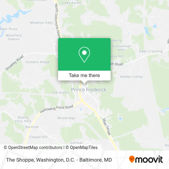 The Shoppe map
