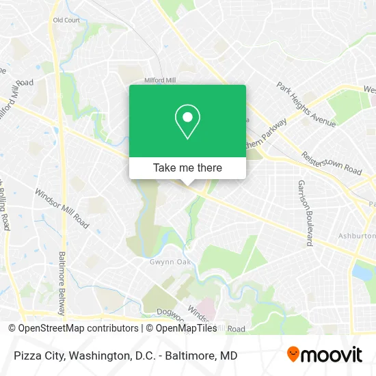 Pizza City map