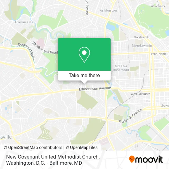 New Covenant United Methodist Church map