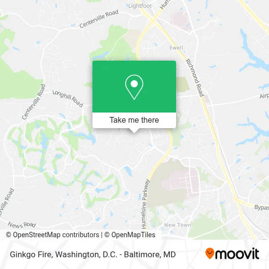 Ginkgo Fire map