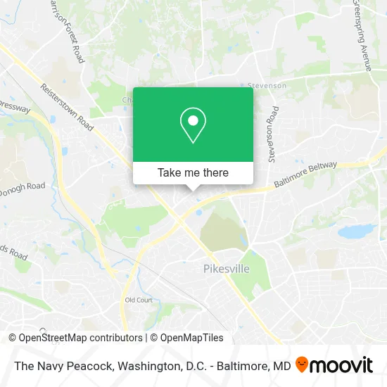 The Navy Peacock map