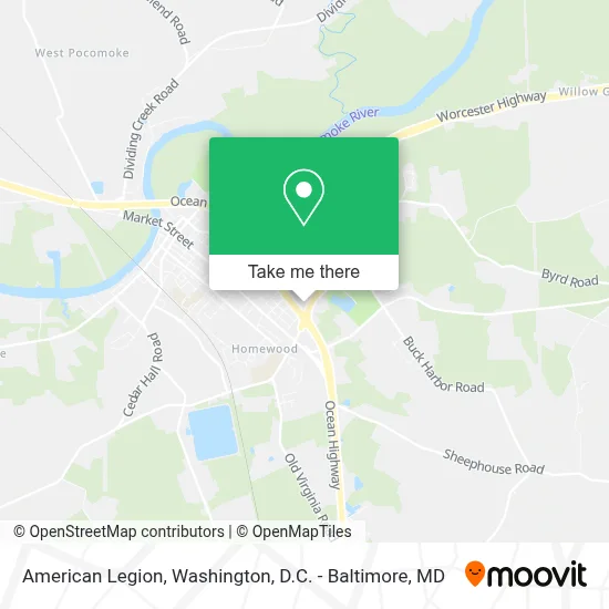 American Legion map
