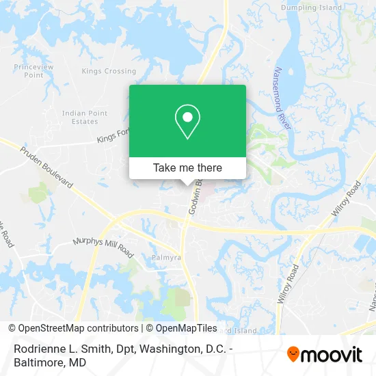 Rodrienne L. Smith, Dpt map