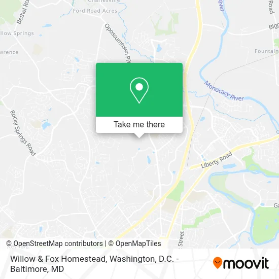 Willow & Fox Homestead map
