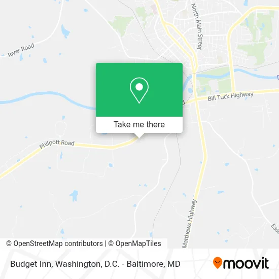 Budget Inn map