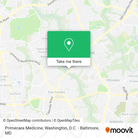 Primecare Medicine map