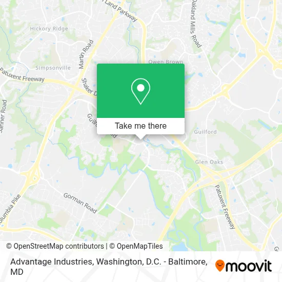 Advantage Industries map