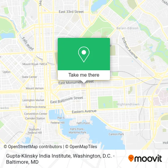 Gupta-Klinsky India Institute map