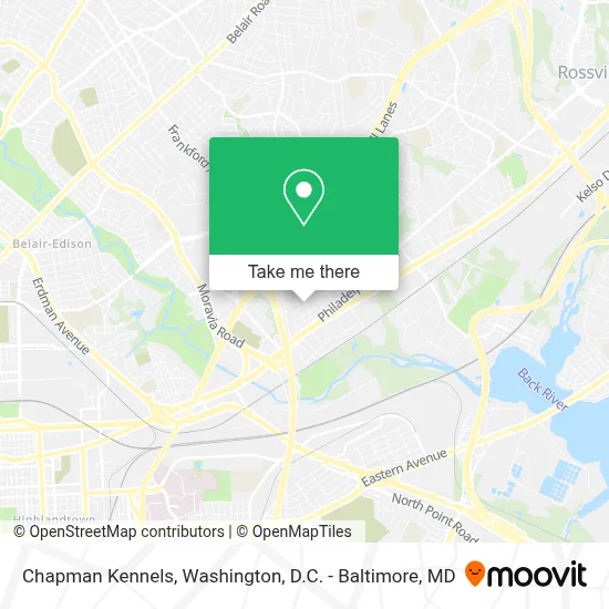 Chapman Kennels map