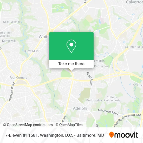 7-Eleven #11581 map