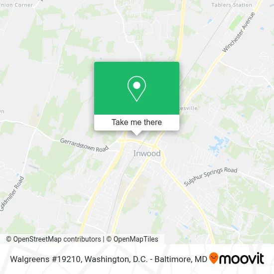 Walgreens #19210 map