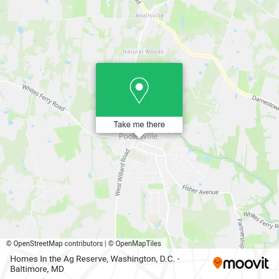 Homes In the Ag Reserve map