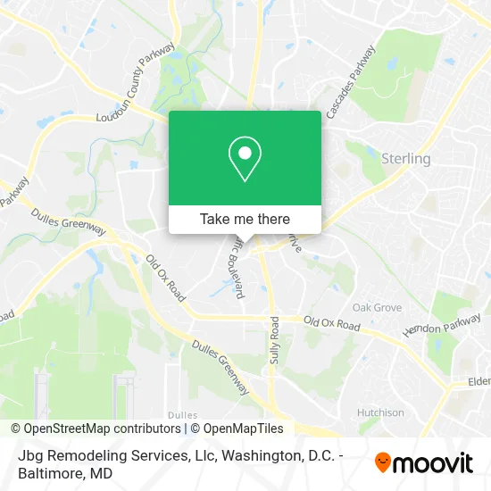 Jbg Remodeling Services, Llc map