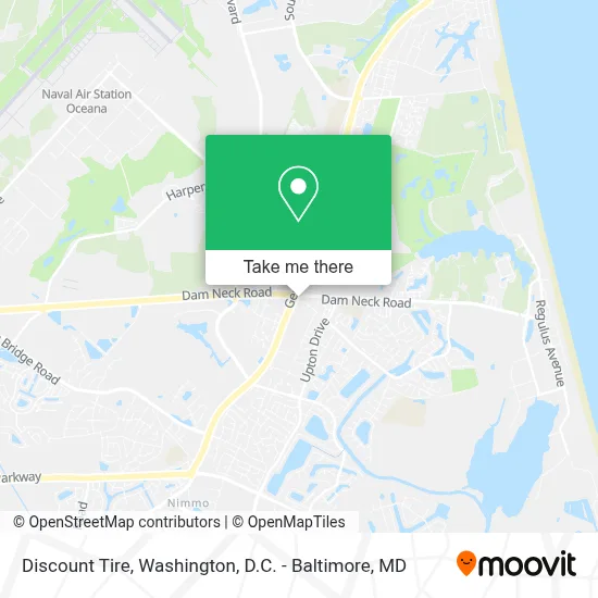Discount Tire map