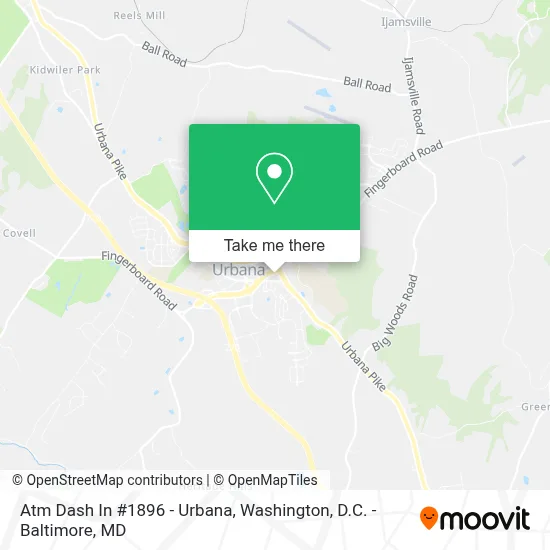 Atm Dash In #1896 - Urbana map