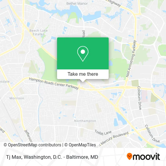 Tj Max map