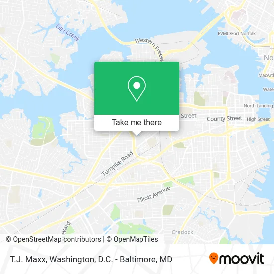T.J. Maxx map
