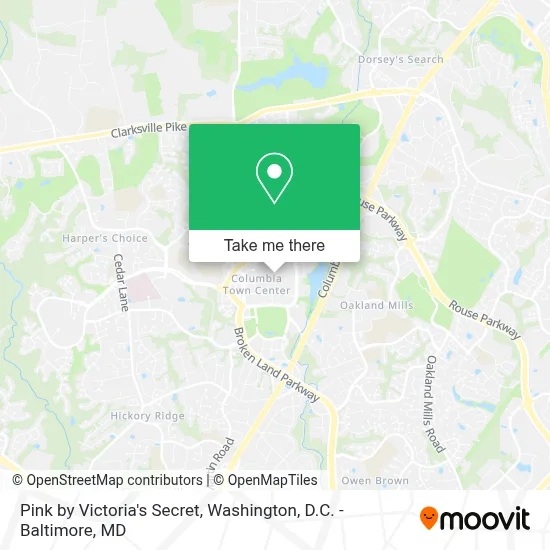 Pink by Victoria's Secret map
