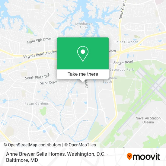 Anne Brewer Sells Homes map