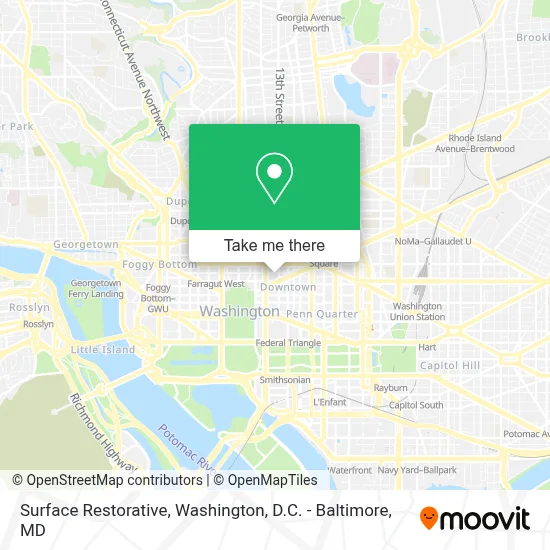 Surface Restorative map