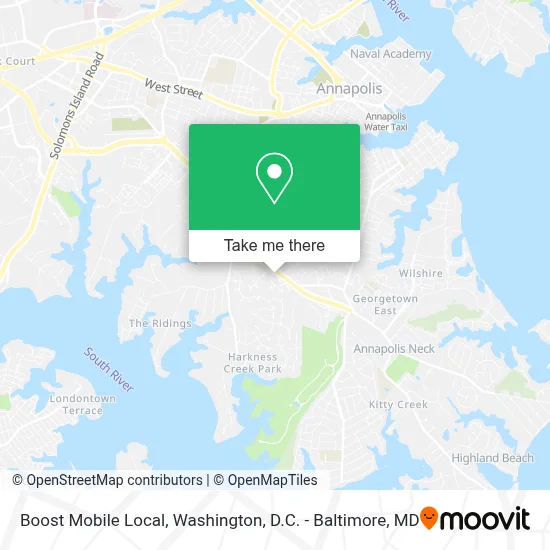 Boost Mobile Local map