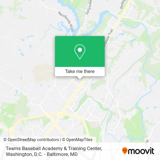 Teams Baseball Academy & Training Center map